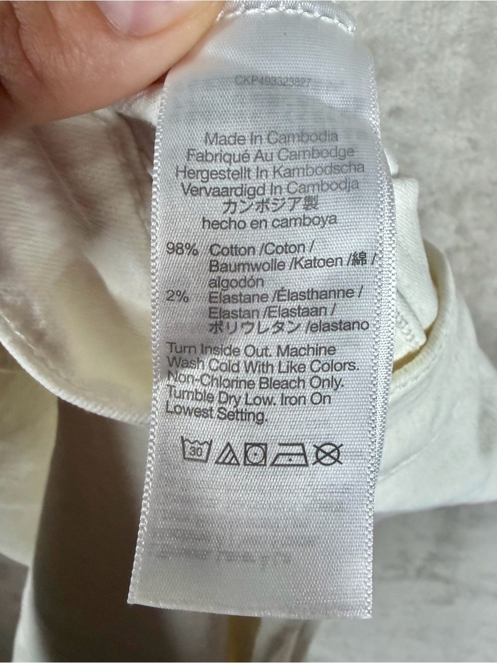 Madewell Jeans Vintage Wide Leg Crop Size 31 White Denim Minimalist Modern Clean - Picture 8 of 11